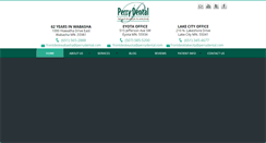 Desktop Screenshot of perrydental.com